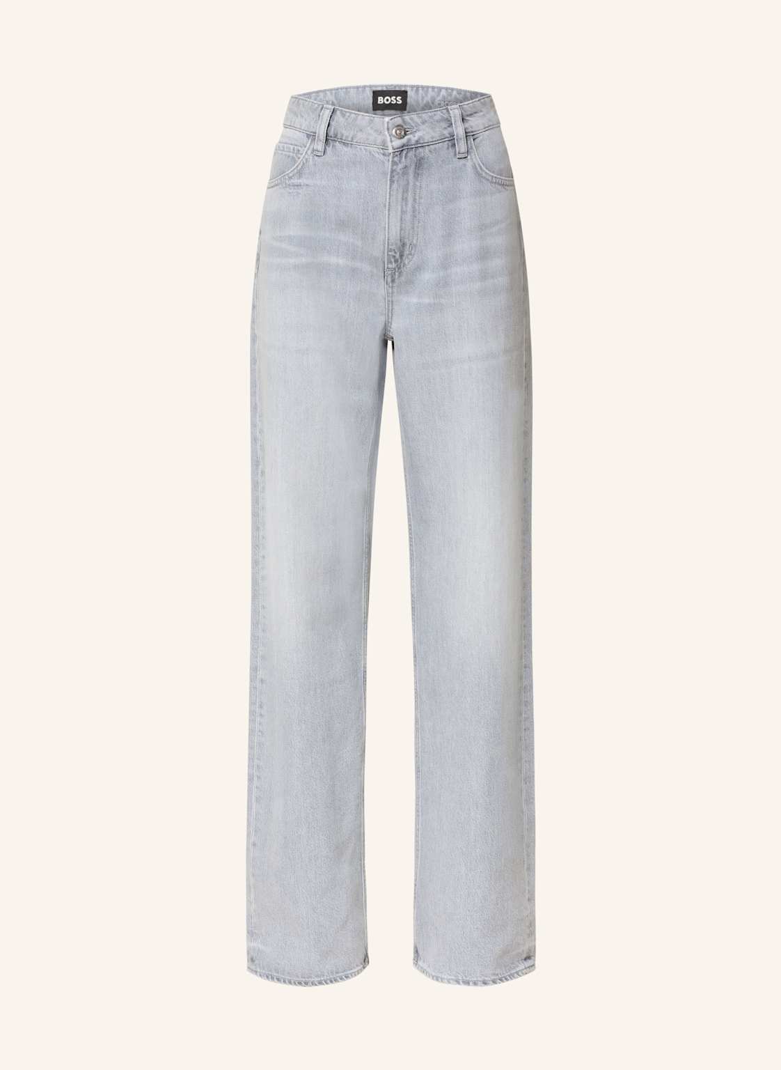 Boss Straight Jeans Crossroad Bf grau von Boss