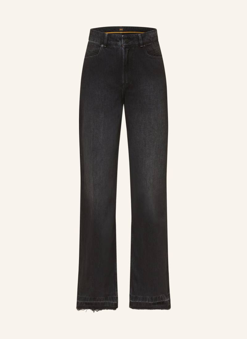 Boss Straight Jeans Marlene grau von Boss