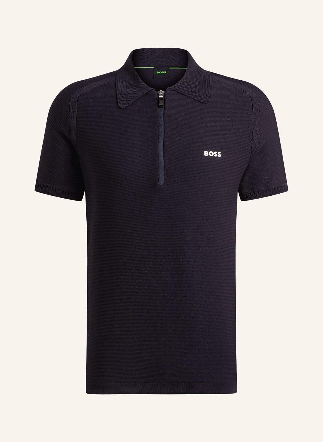 Boss Strick-Poloshirt Zayno blau von Boss