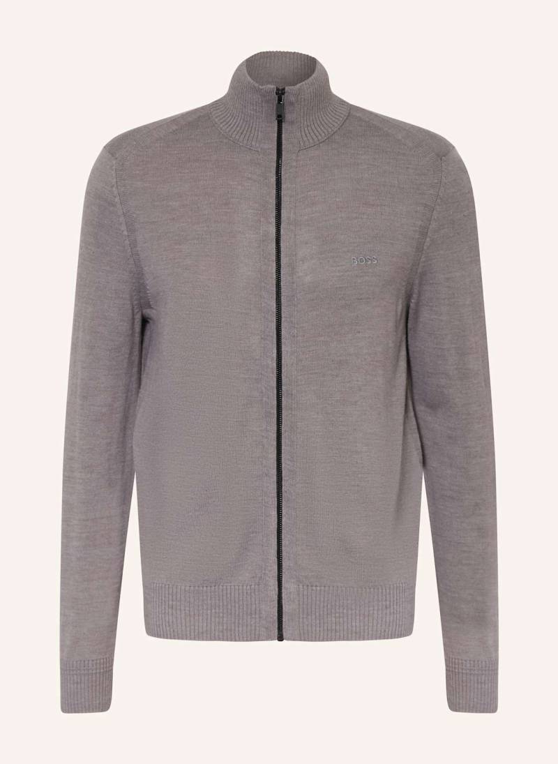 Boss Strickjacke Avac grau von Boss