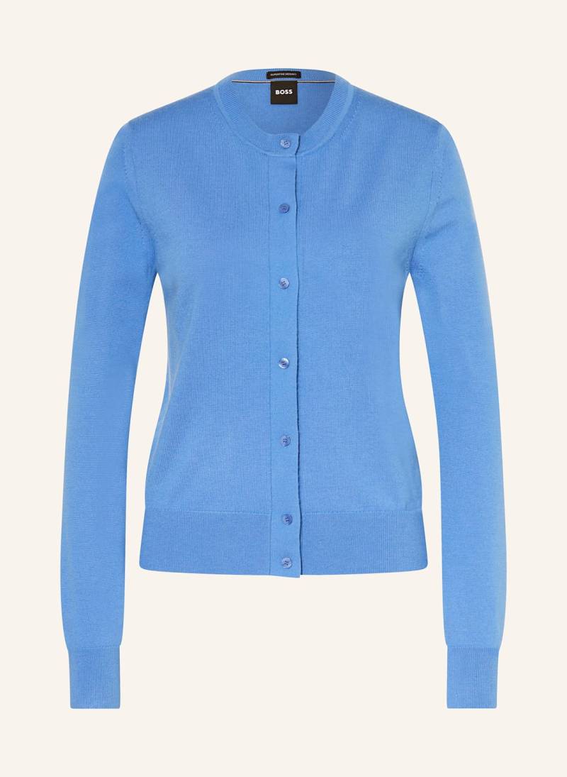 Boss Strickjacke Fadenasi blau Boss Strickjacke Fadenasi blau von Boss