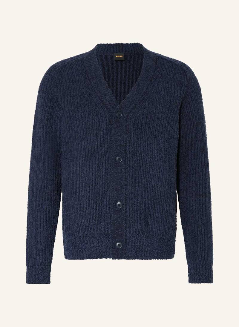 Boss Strickjacke Kardirice blau von Boss