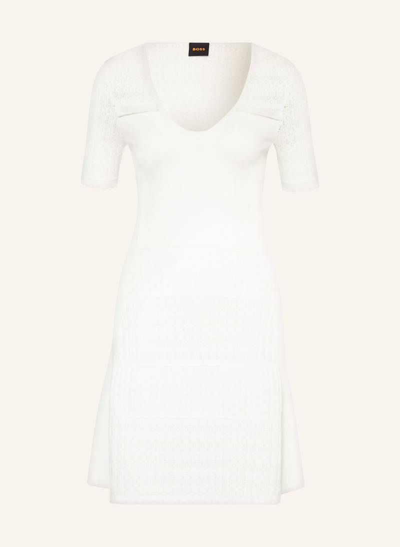 Boss Strickkleid Fuart weiss Boss Strickkleid Fuart weiss von Boss