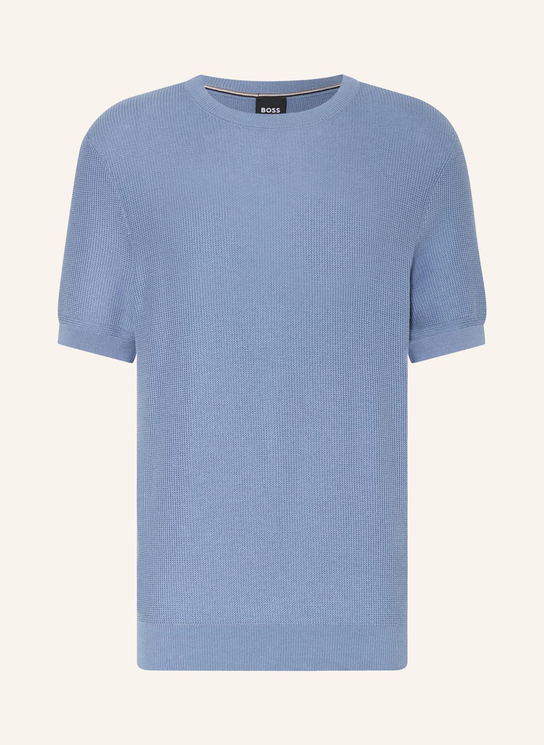 Boss Strickshirt Dalon blau von Boss