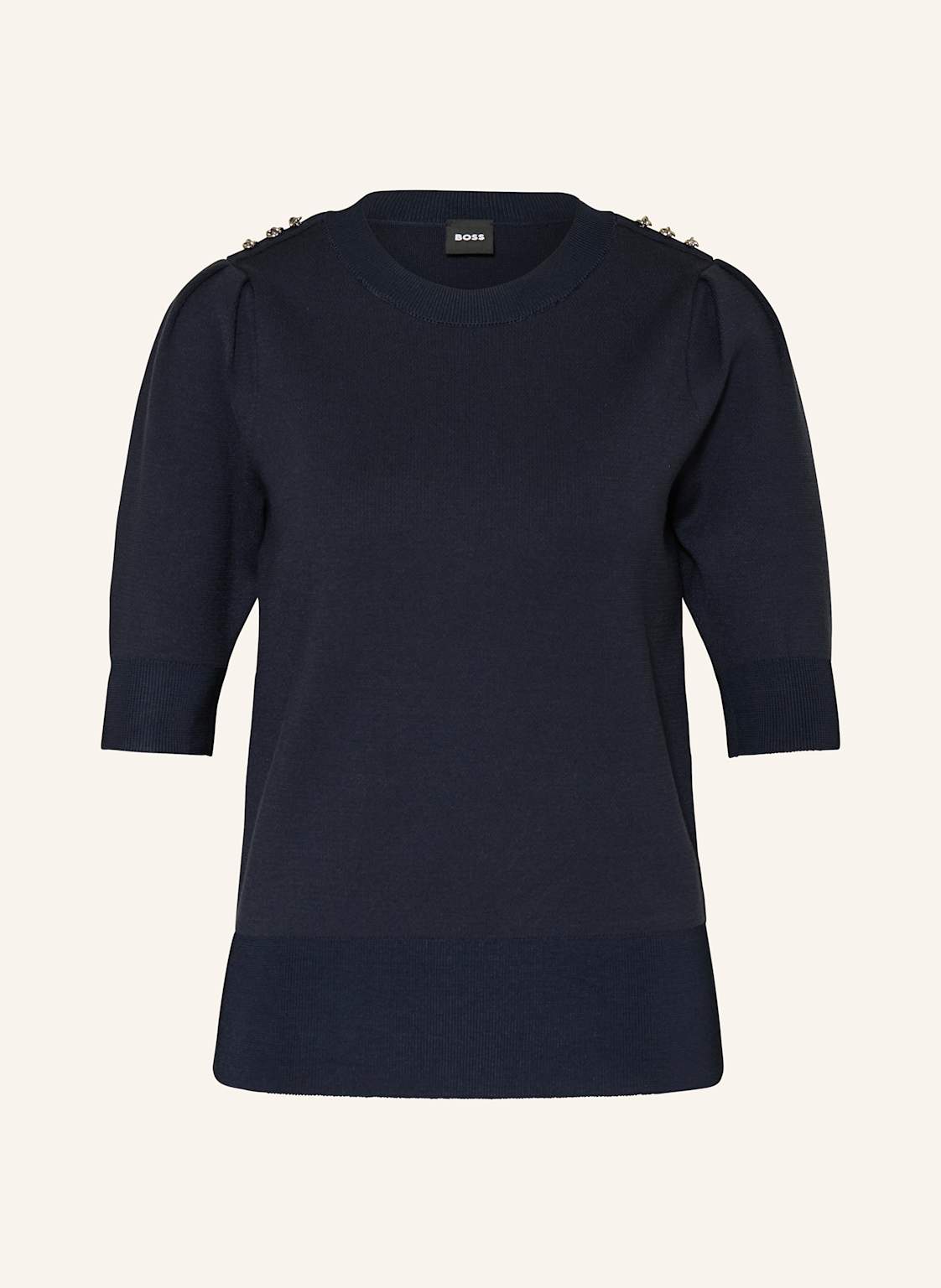 Boss Strickshirt Fantilina blau von Boss