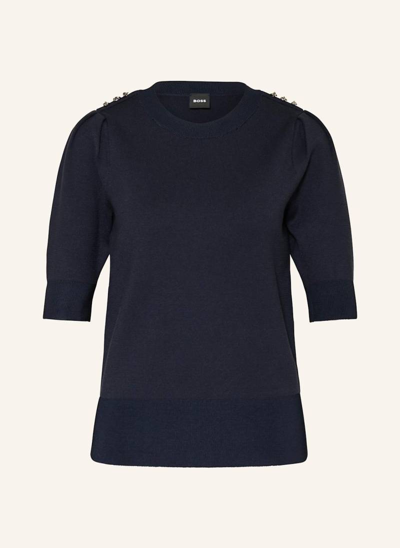 Boss Strickshirt Fantilina blau von Boss