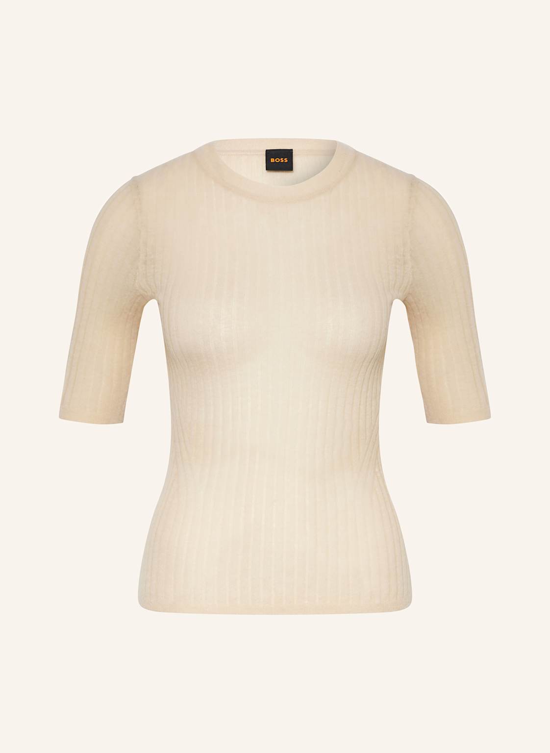 Boss Strickshirt Fennina beige von Boss