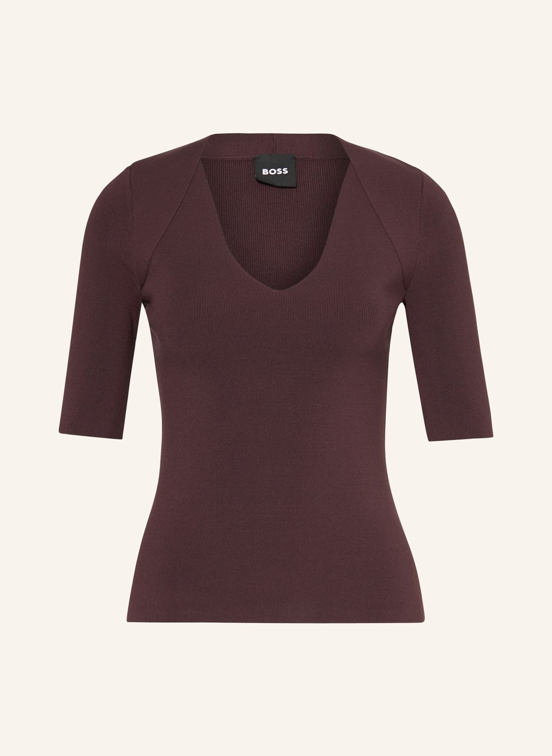 Boss Strickshirt Fezania rot Boss Strickshirt Fezania rot von Boss