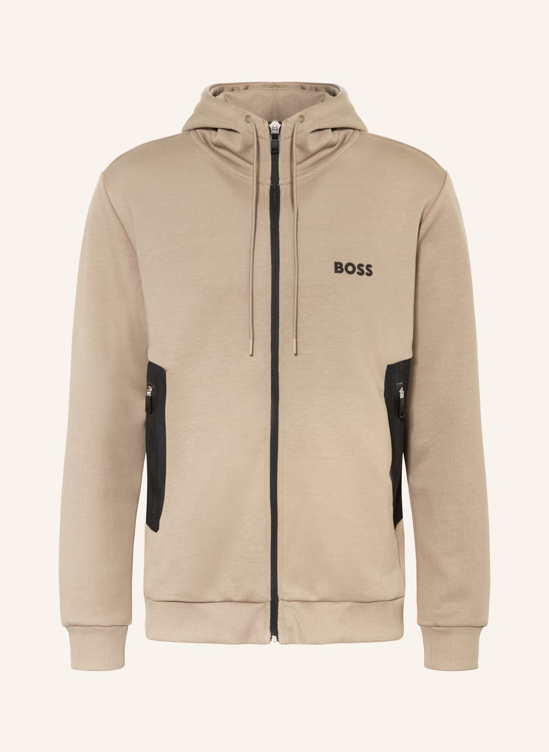 Boss Sweatjacke Saggy gruen von Boss