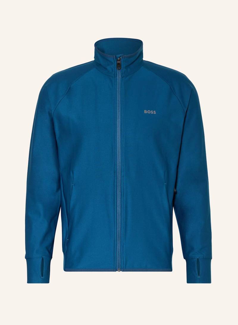 Boss Sweatjacke Sicon Active blau von Boss