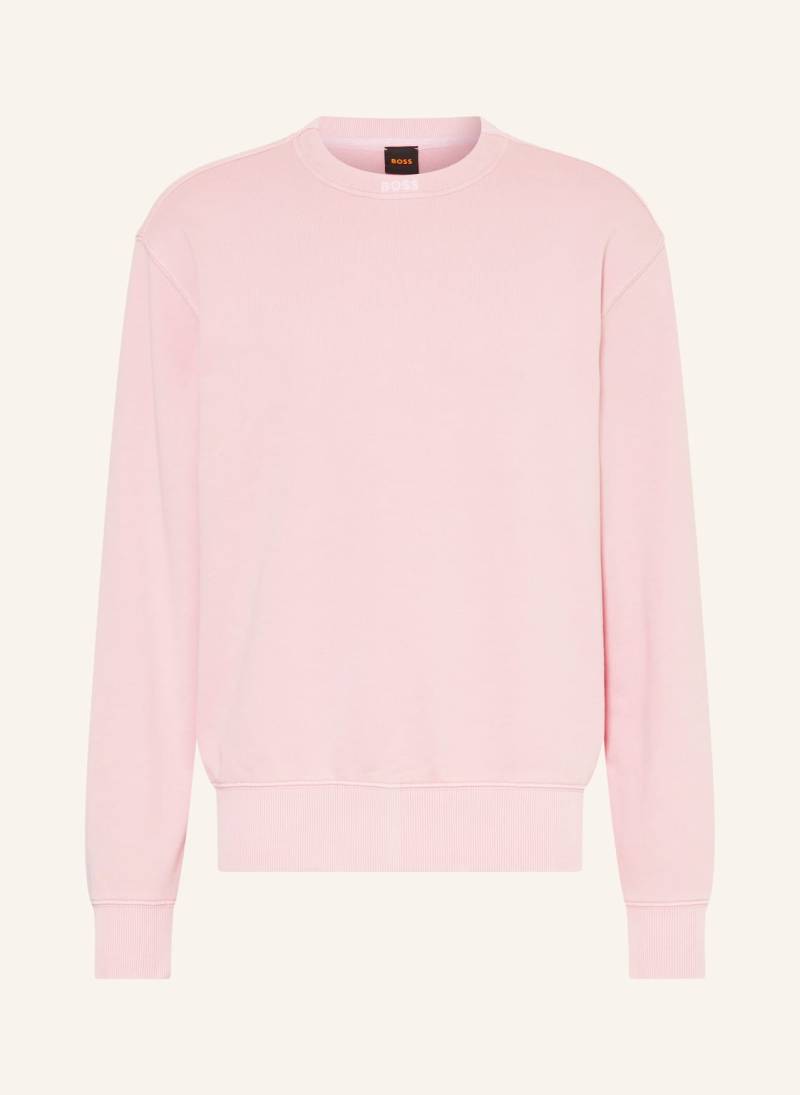 Boss Sweatshirt Dye rosa von Boss