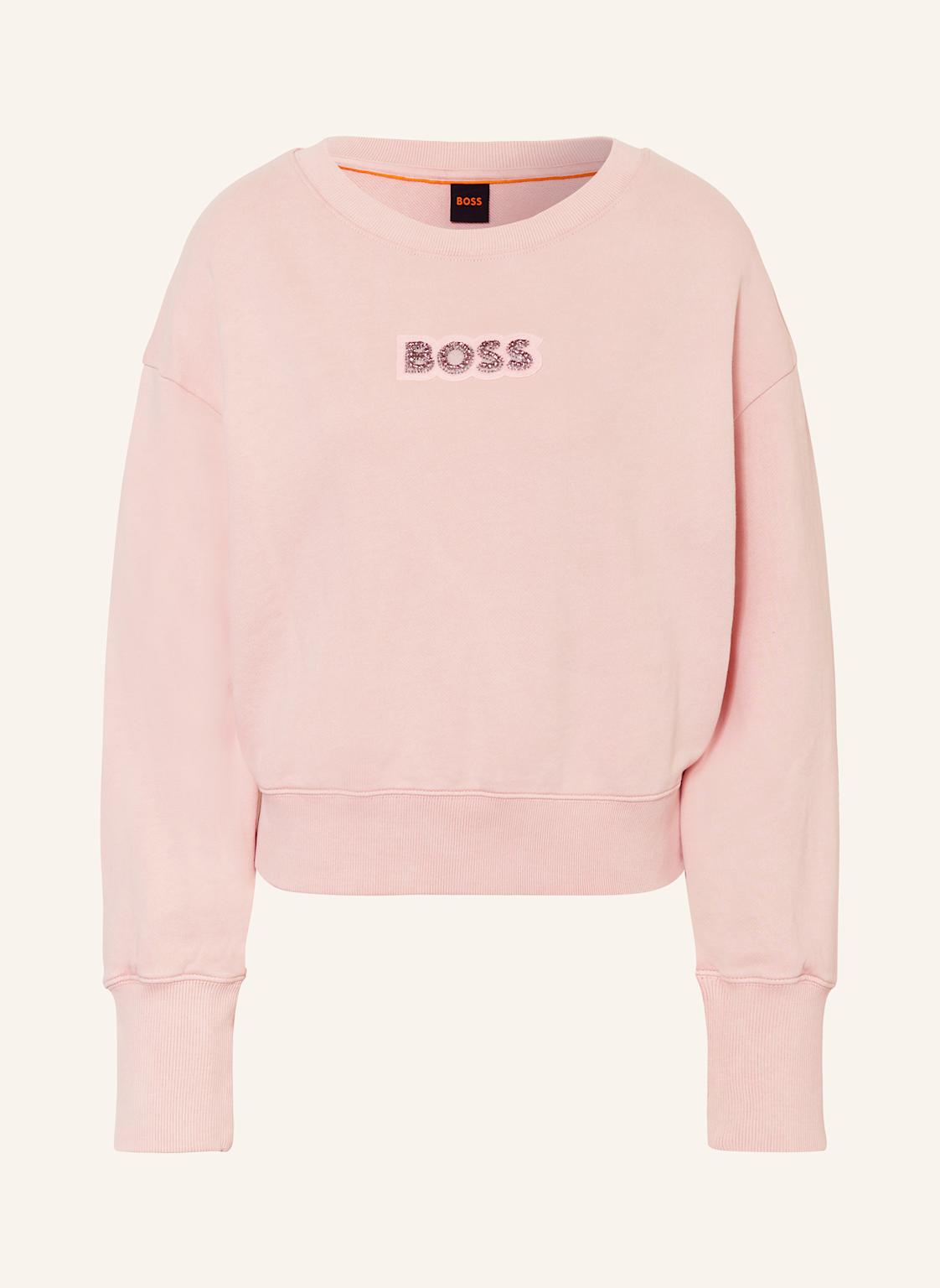 Boss Sweatshirt Elay Mit Schmucksteinen rosa Boss Sweatshirt Elay Mit Schmucksteinen rosa von Boss