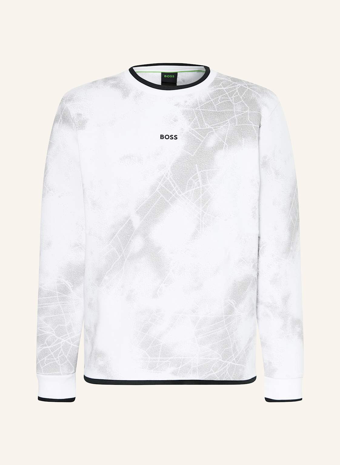 Boss Sweatshirt Salbion weiss von Boss