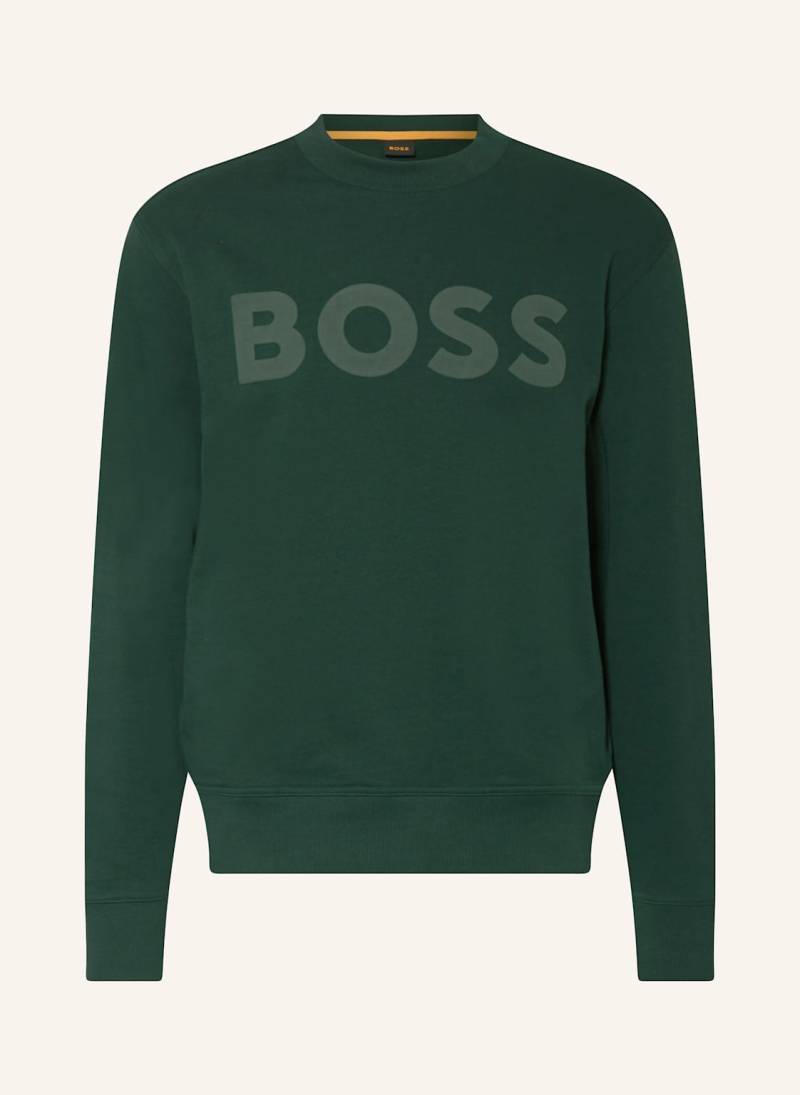 Boss Sweatshirt Webasiccrew gruen von Boss