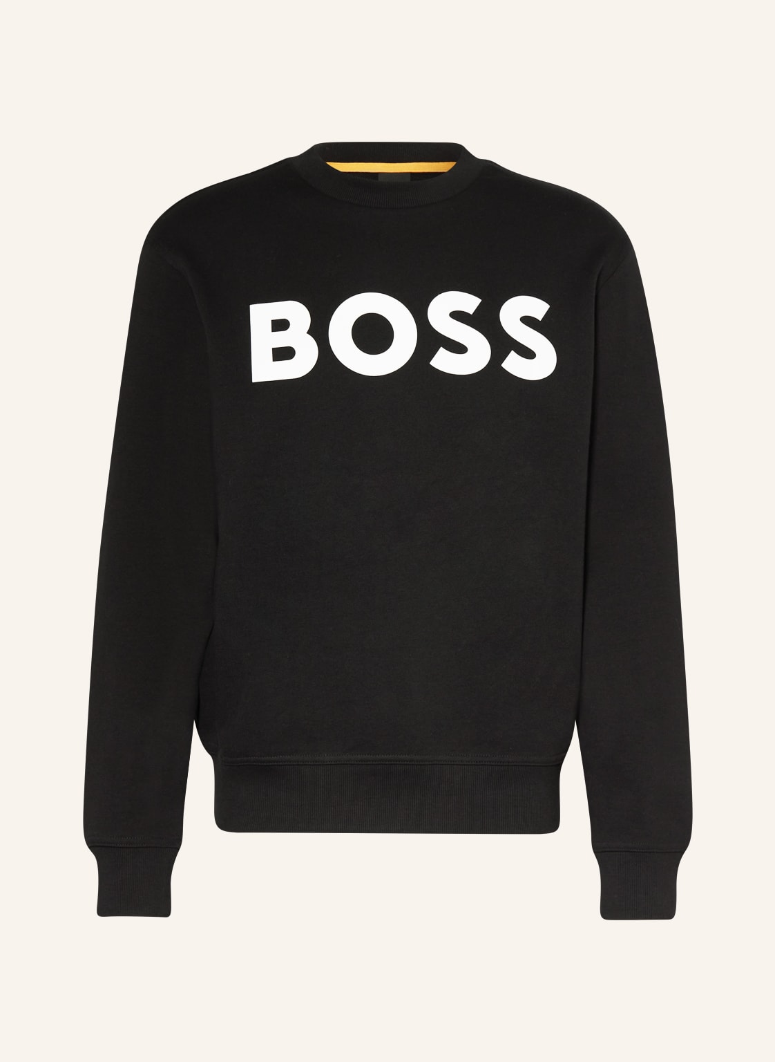 Boss Sweatshirt Webasiccrew schwarz von Boss