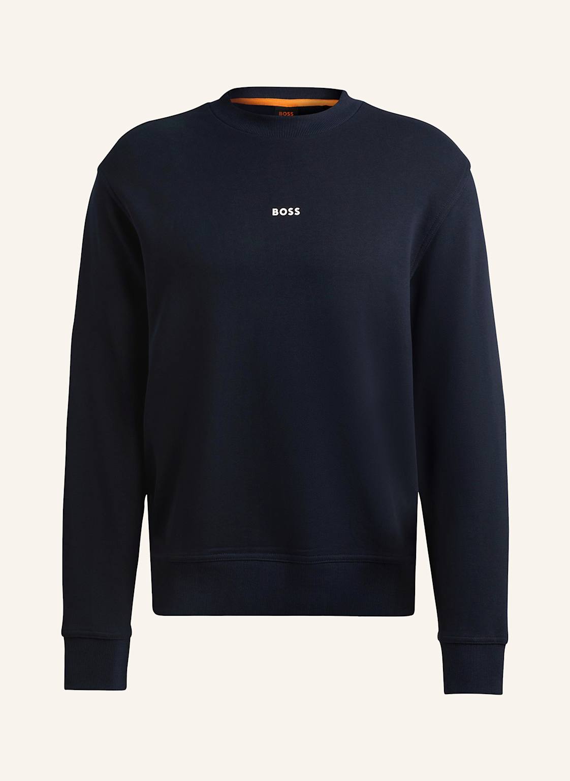 Boss Sweatshirt Wesmallcrew blau von Boss