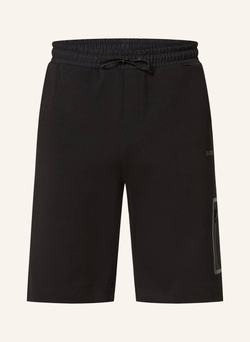 Boss Sweatshorts Hariq schwarz von Boss