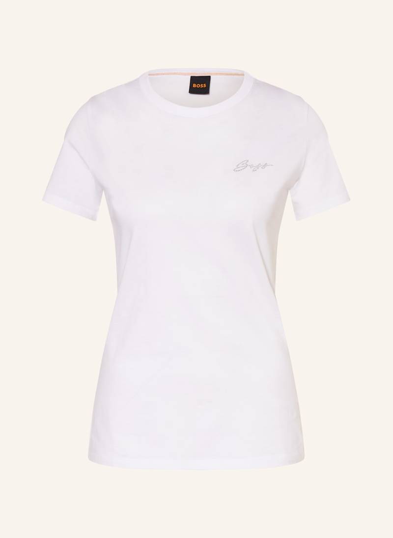 Boss T-Shirt Elogo beige von Boss