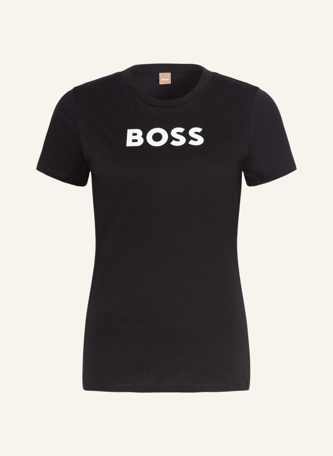 Boss T-Shirt Elogo schwarz von Boss