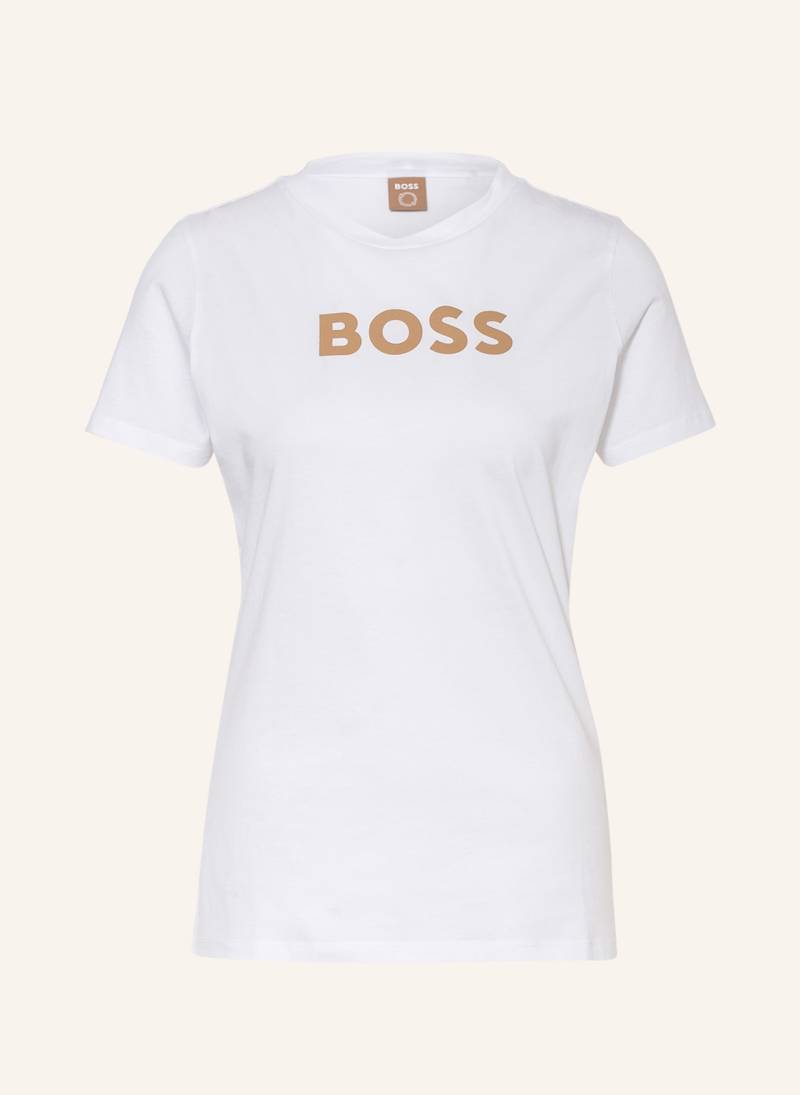 Boss T-Shirt Elogo weiss von Boss