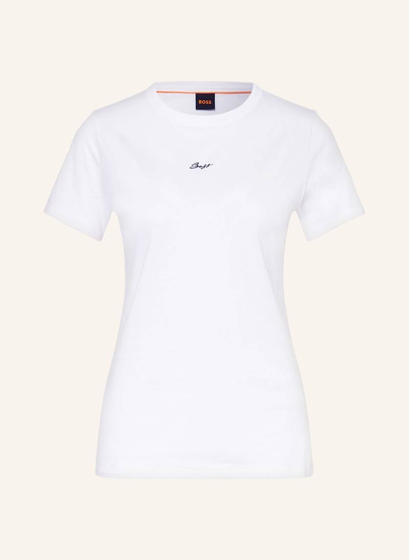 Boss T-Shirt Elogo weiss von Boss