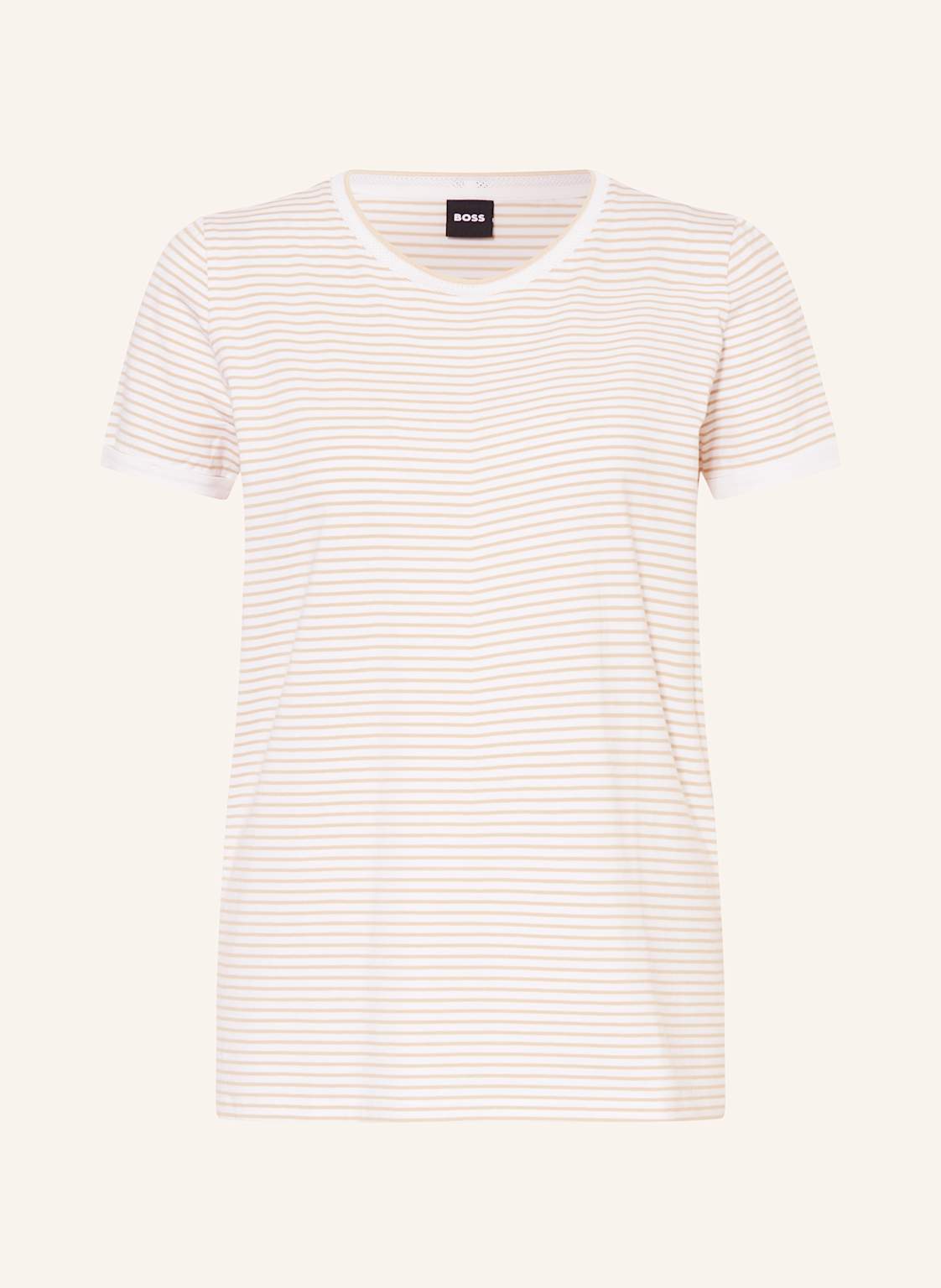 Boss T-Shirt Emasa beige von Boss