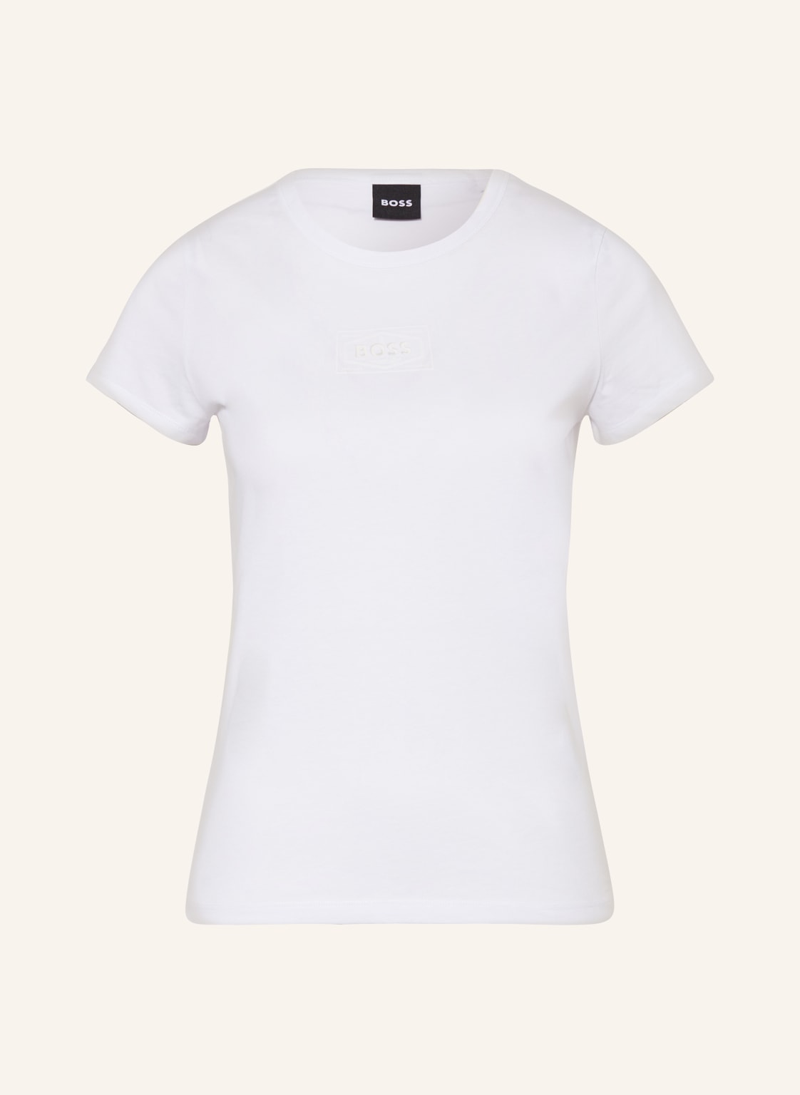 Boss T-Shirt Eventsa Mit Cut-Out weiss von Boss