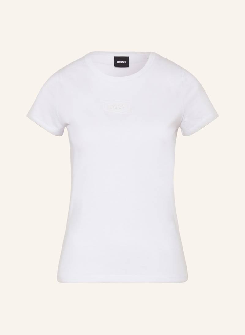 Boss T-Shirt Eventsa Mit Cut-Out weiss von Boss