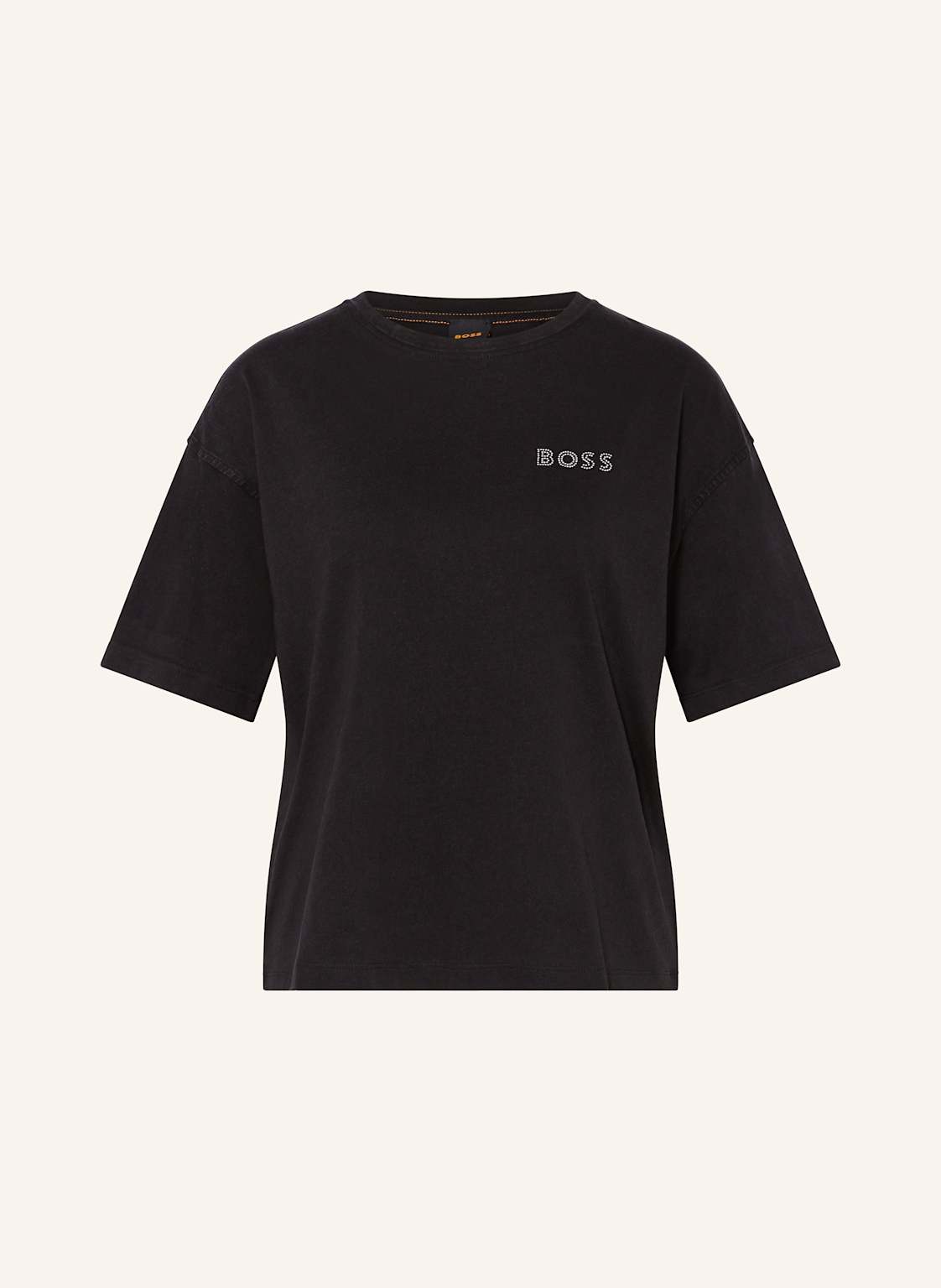 Boss T-Shirt Evi Mit Schmucksteinen schwarz Boss T-Shirt Evi Mit Schmucksteinen schwarz von Boss