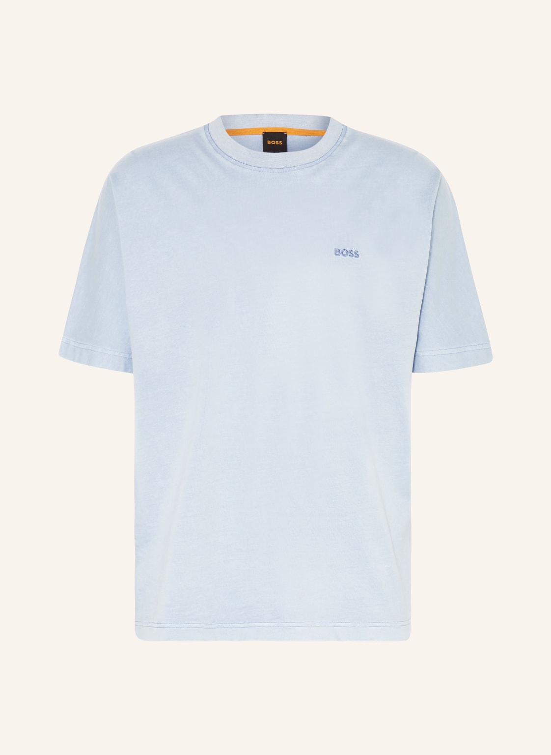 Boss T-Shirt Regenerative blau von Boss