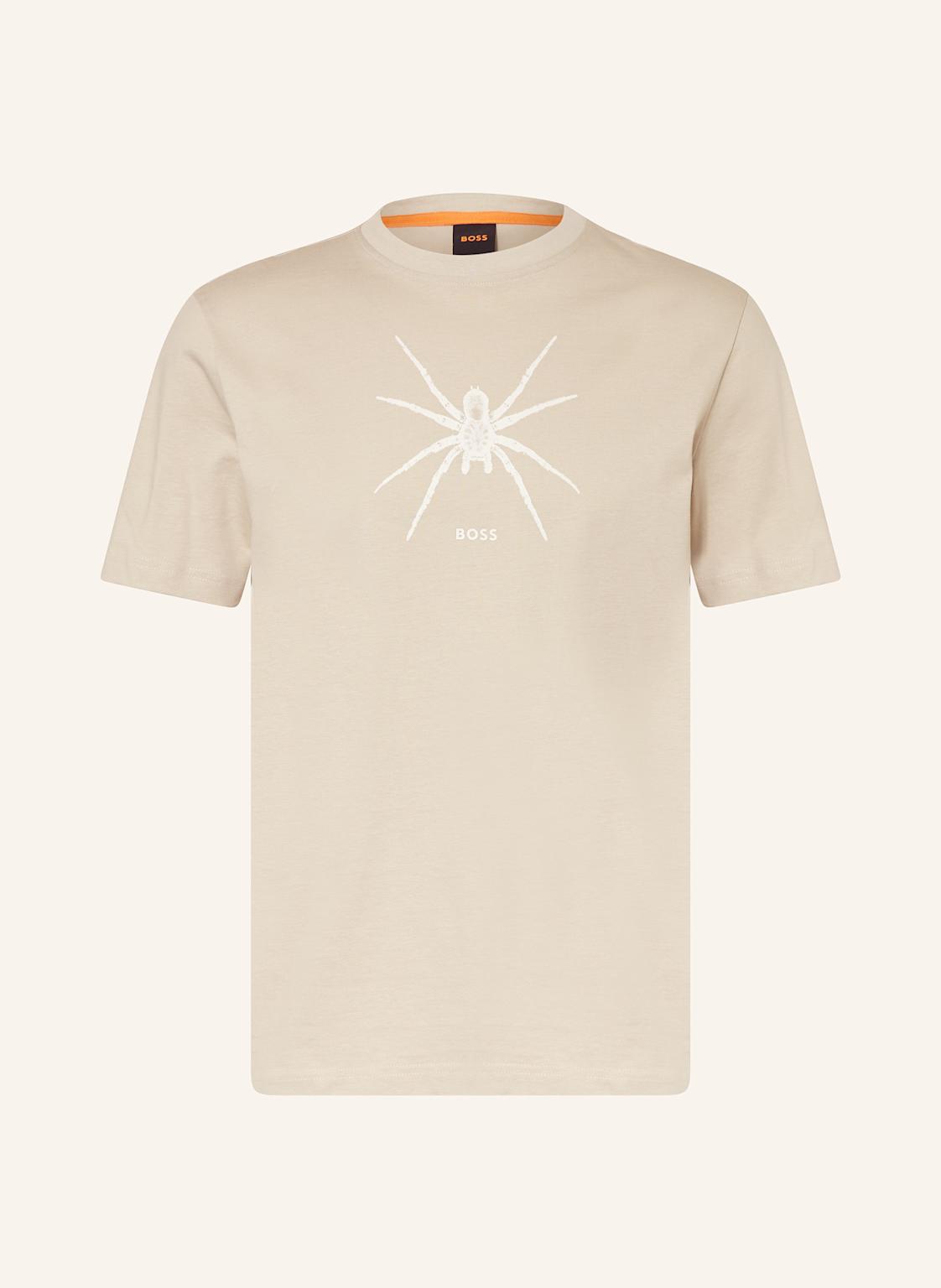 Boss T-Shirt Spiderbat beige von Boss