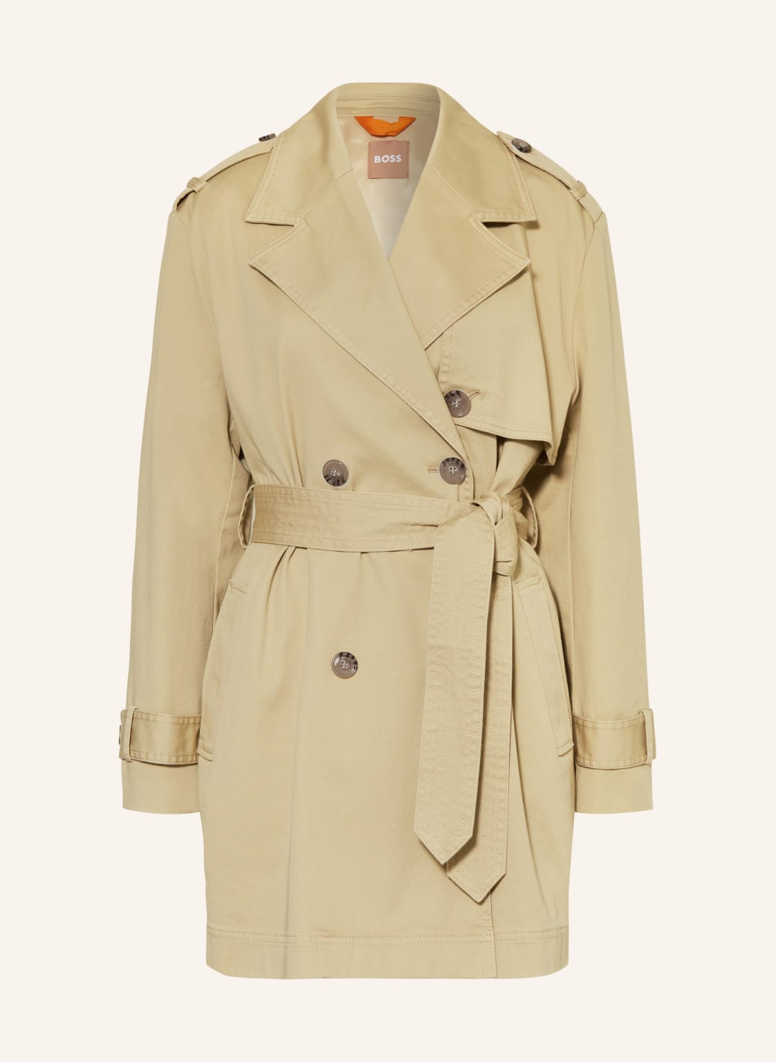 Boss Trenchcoat Crinzy beige von Boss