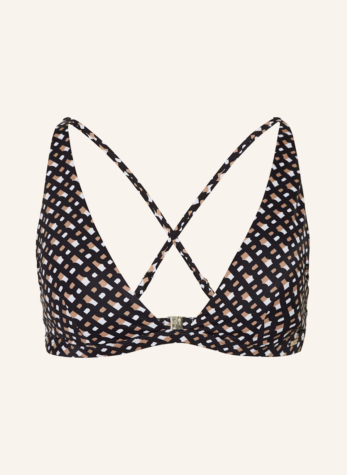 Boss Triangel-Bikini-Top Bb Monogram beige Boss Triangel-Bikini-Top Bb Monogram beige von Boss