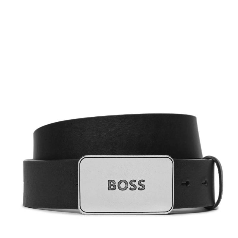 Herrengürtel Boss Icon-Las-M Sz35 50513858 Schwarz von Boss