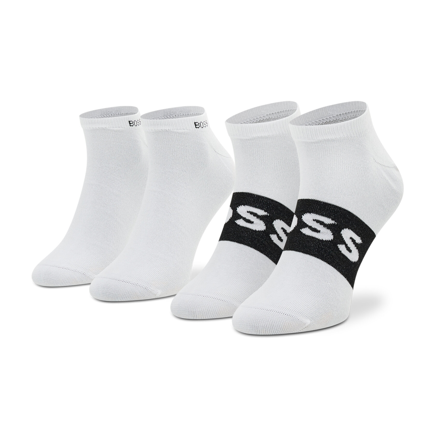 Hohe Herrensocken Boss 2P As Logo Cc 50469720 Weiß von Boss