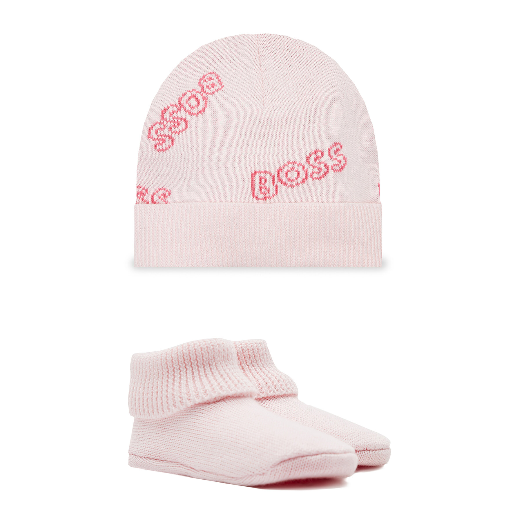 Set Mütze und Socken Boss J98386 Rosa von Boss