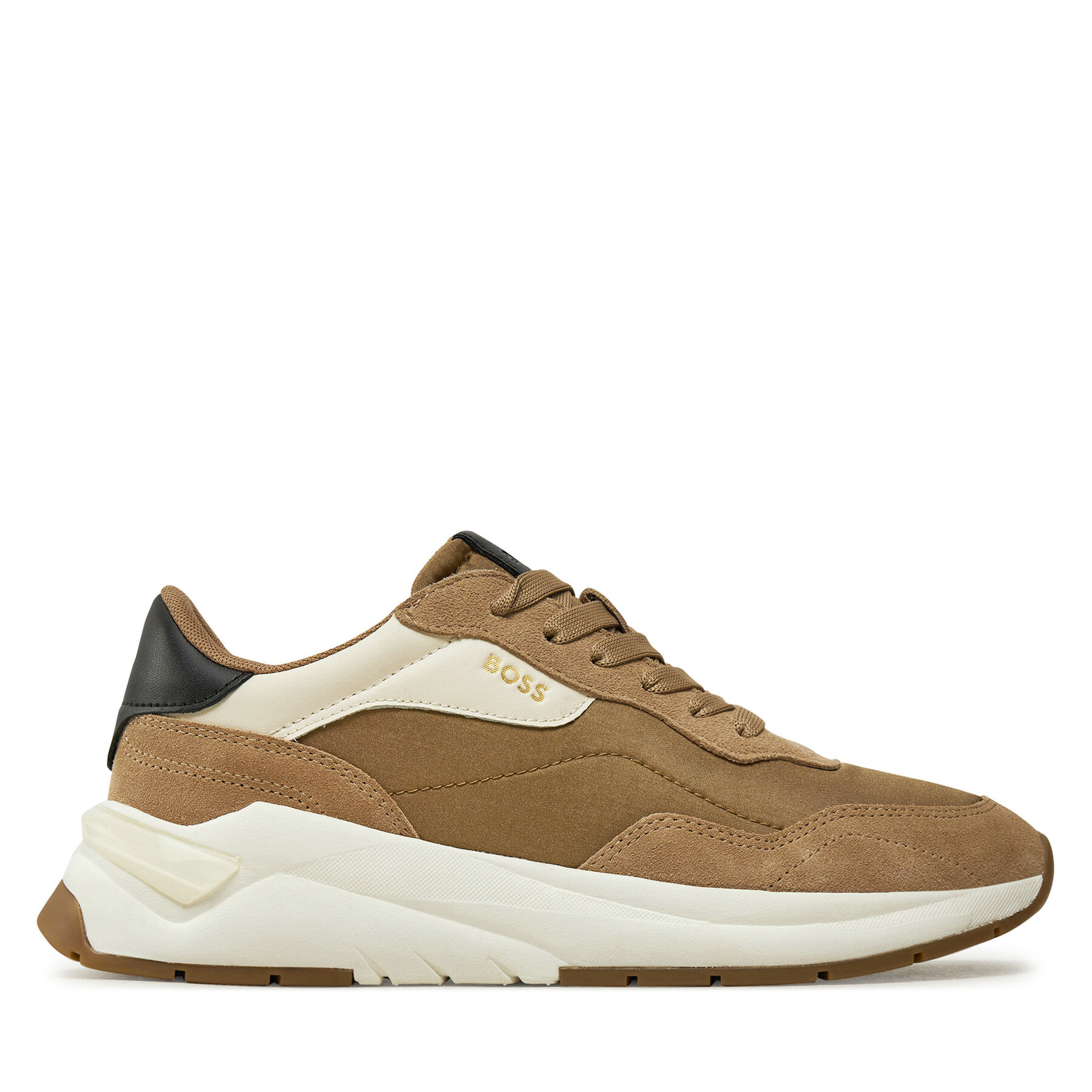 Sneakers Boss Skylar Runn 50529714 Beige von Boss