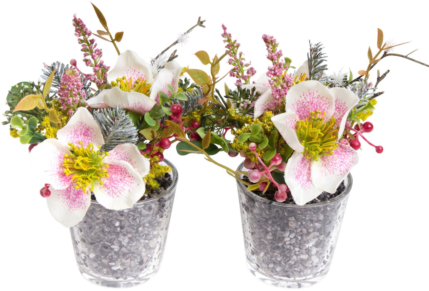 Botanic-Haus Kunstblume »Christrosen-Arrangement« Botanic-Haus Kunstblume »Christrosen-Arrangement« von Botanic-Haus