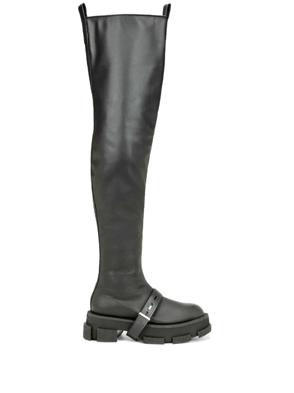 Both Gao thigh-high chunky boots - Black von Both