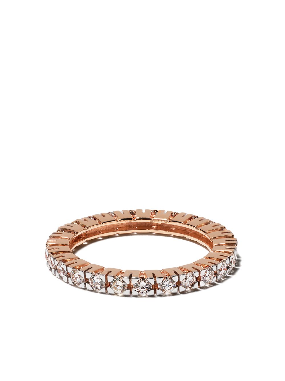 Botier 18kt rose gold Big Day diamond eternity ring - Pink von Botier