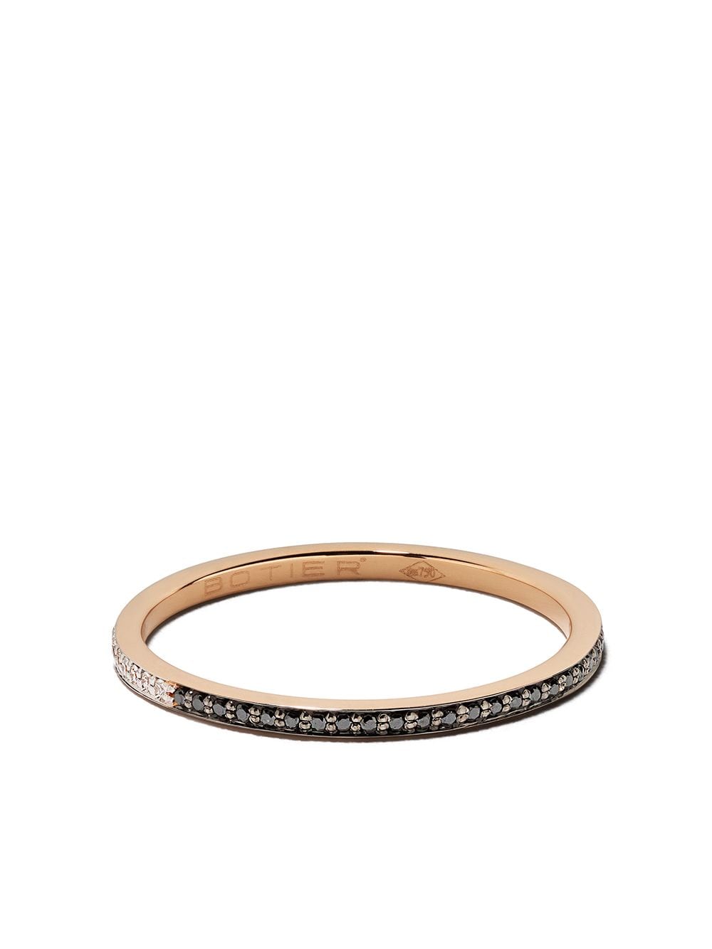 Botier 18kt rose gold Day And Night diamond eternity ring - Pink von Botier