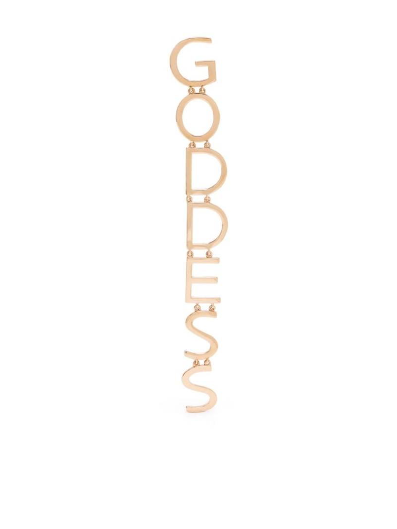 Botier 18kt rose gold Goddess single earring - Pink von Botier