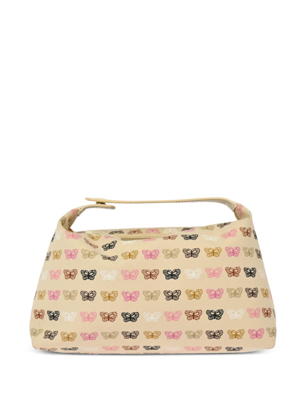 Bottega Veneta Pre-Owned 1990-2000 butterfly-print handbag - Neutrals von Bottega Veneta Pre-Owned