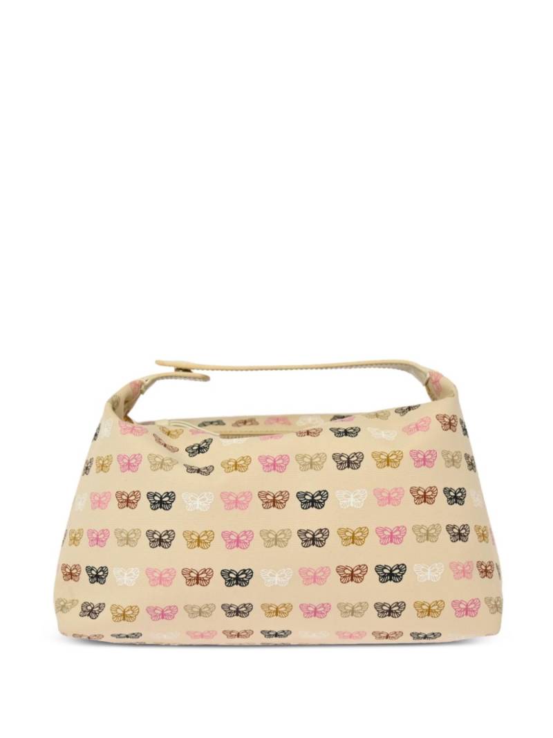 Bottega Veneta Pre-Owned 1990-2000 butterfly-print handbag - Neutrals von Bottega Veneta Pre-Owned