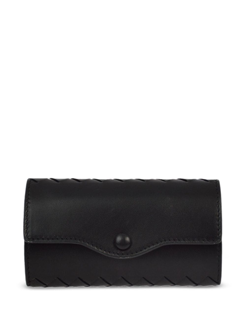 Bottega Veneta Pre-Owned 1990-2000s Intrecciato key case - Black von Bottega Veneta Pre-Owned