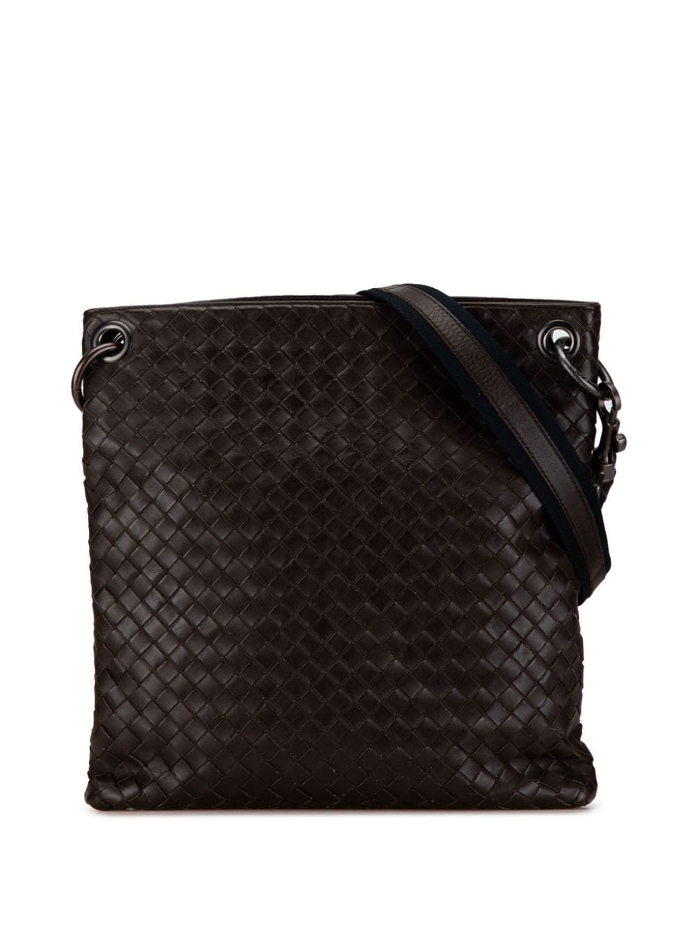 Bottega Veneta Pre-Owned 2000-2007 Intrecciato crossbody bag - Brown