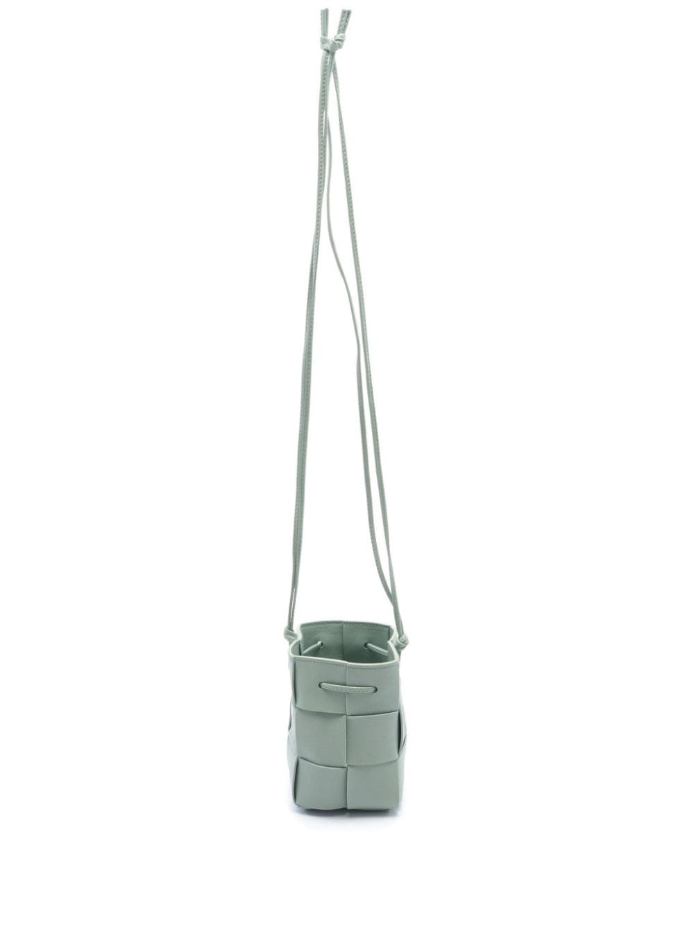 Bottega Veneta Pre-Owned 2010s mini Cassette cross body bag - Green von Bottega Veneta Pre-Owned