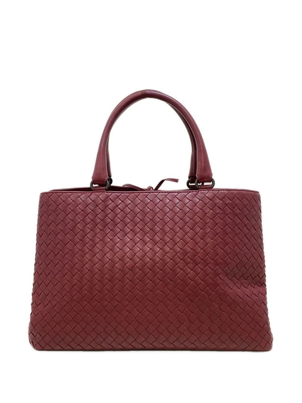 Bottega Veneta Pre-Owned 2011 Intrecciato Milano tote bag - Red von Bottega Veneta Pre-Owned