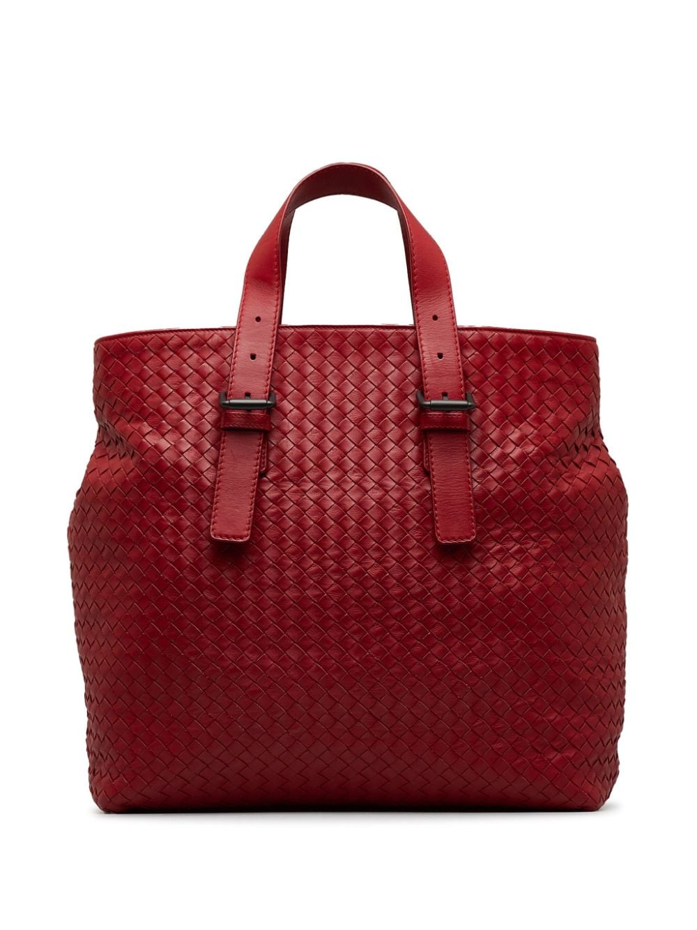 Bottega Veneta Pre-Owned 2012-2022 Cesta tote bag - Red von Bottega Veneta Pre-Owned