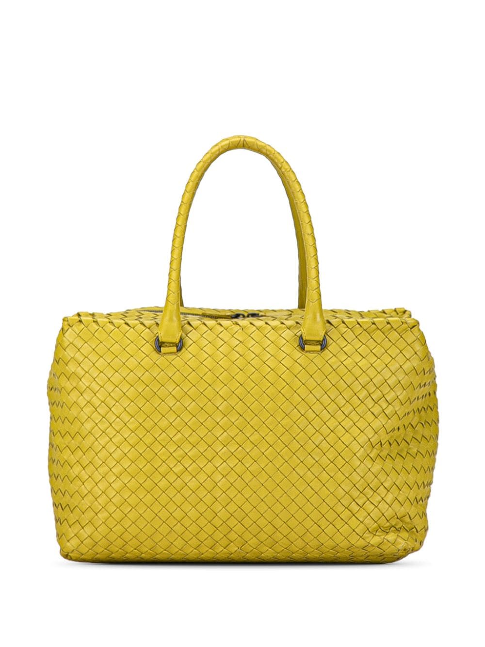 Bottega Veneta Pre-Owned 2012-2023 Intrecciato Brick tote bag - Yellow von Bottega Veneta Pre-Owned